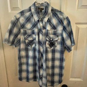 HELIX BUTTON DRESS SHIRT XL